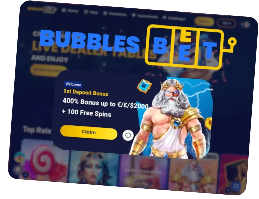 Bubbles Bet Casino Bonus