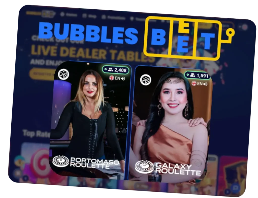 Bubbles Bet Casino Live
