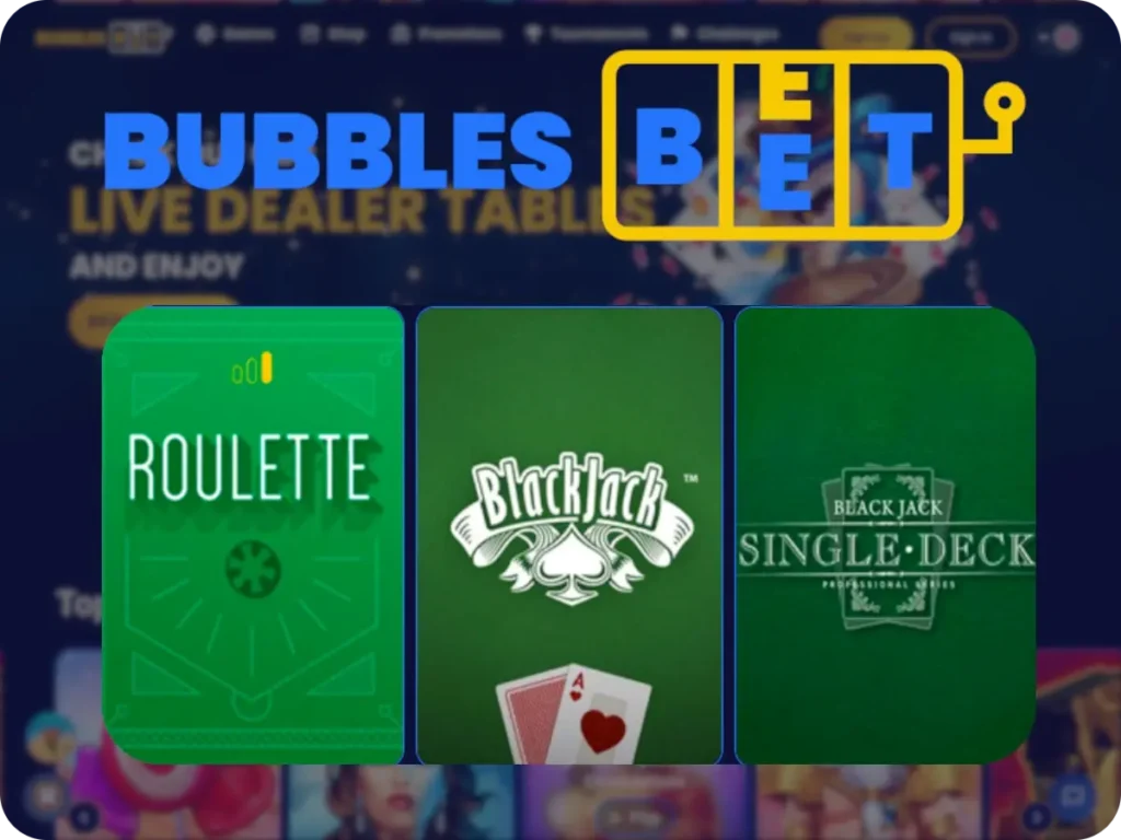 Bubbles Bet VIP Games